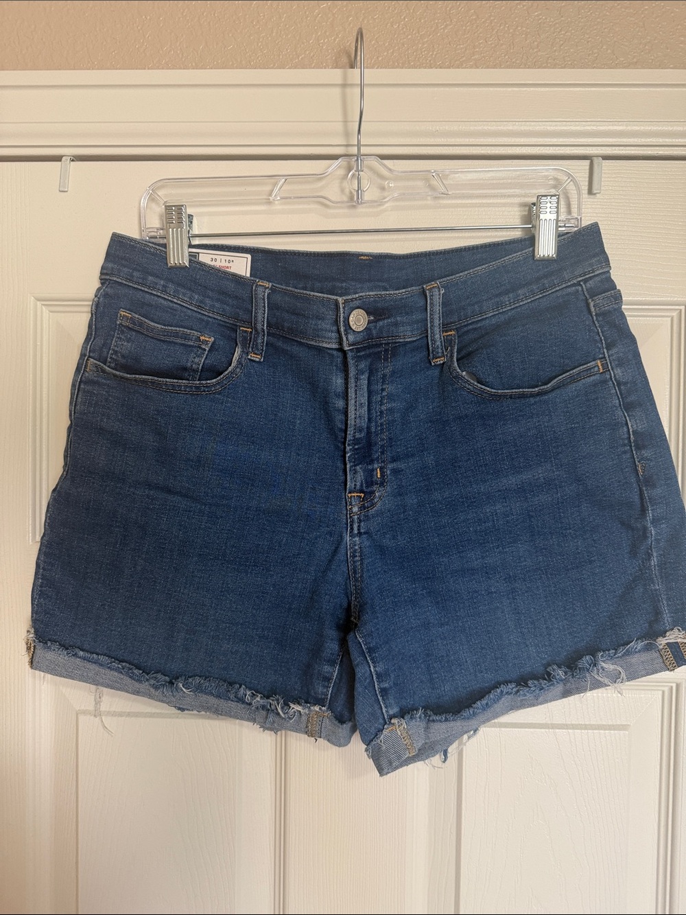 GAP Medium Blue Denim Cutoff Shorts